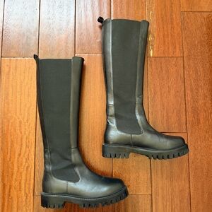Black Knee-High Women's Boots size 37